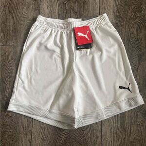 Puma kids  White Soccer Shorts